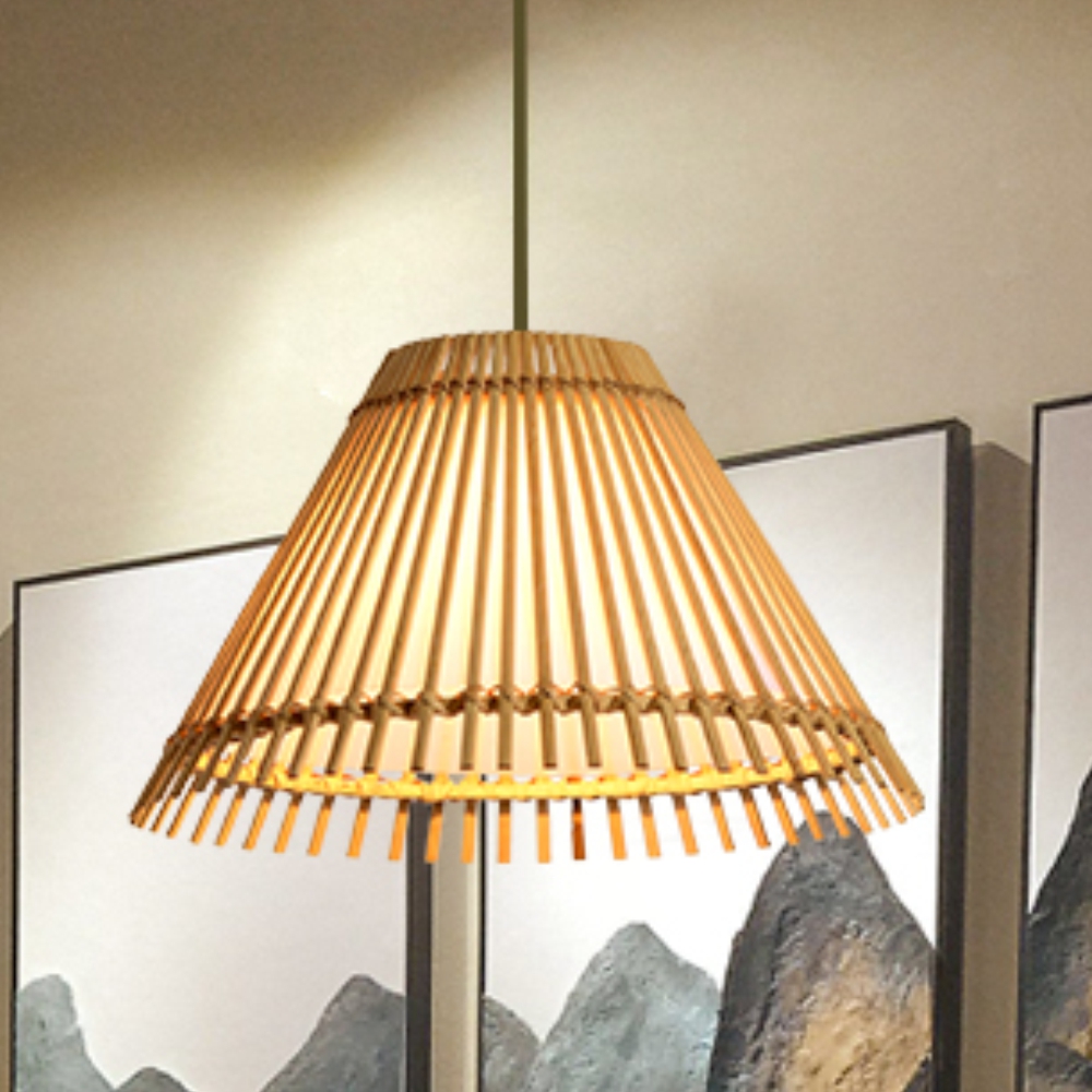 竹藝吊燈