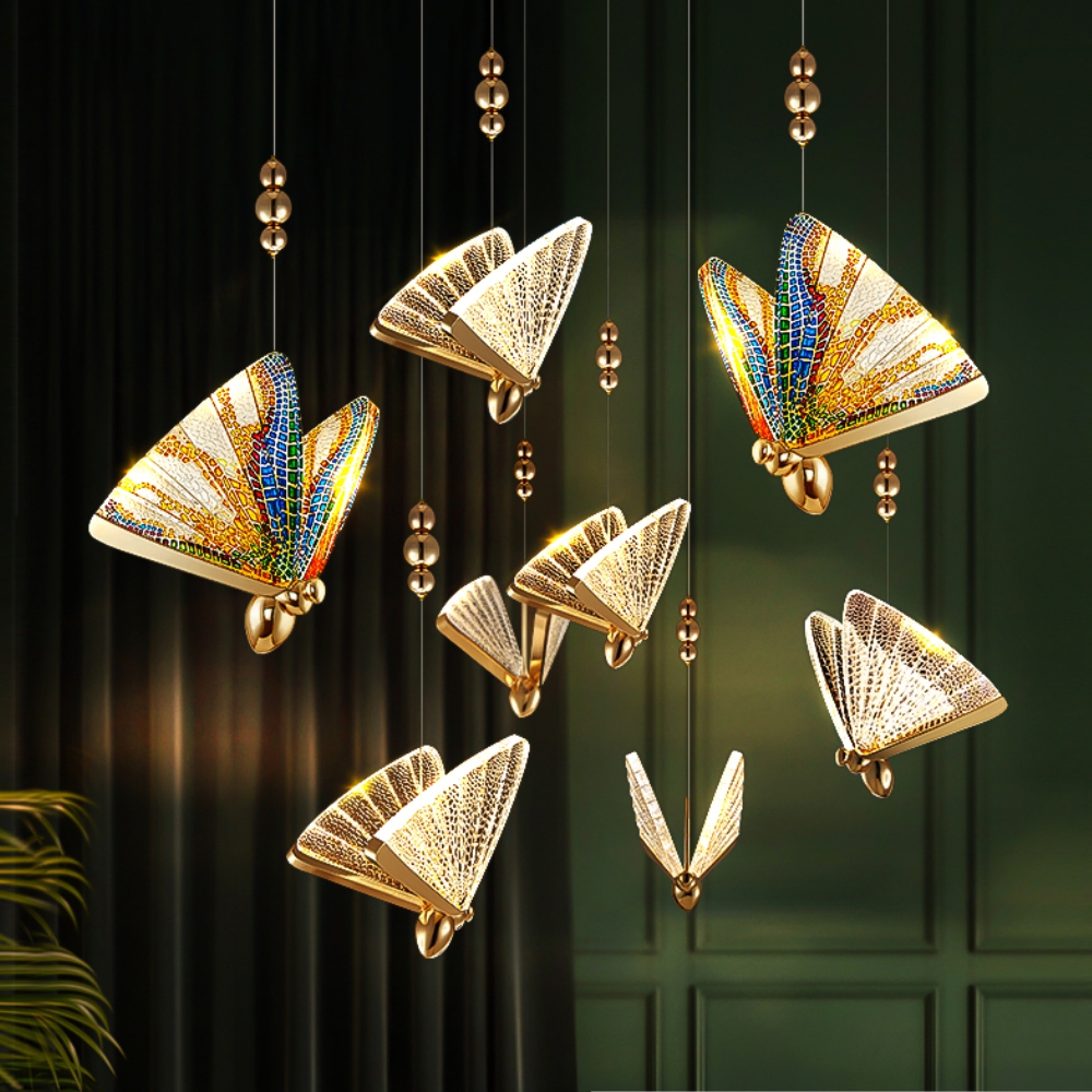 創(chuàng)意蝴蝶吊燈